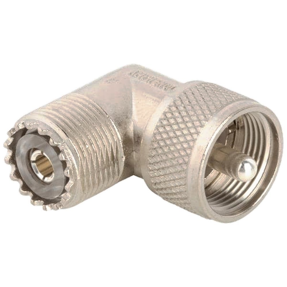 Amphenol 083-1AP Right Angle UHF Male to UHF Female