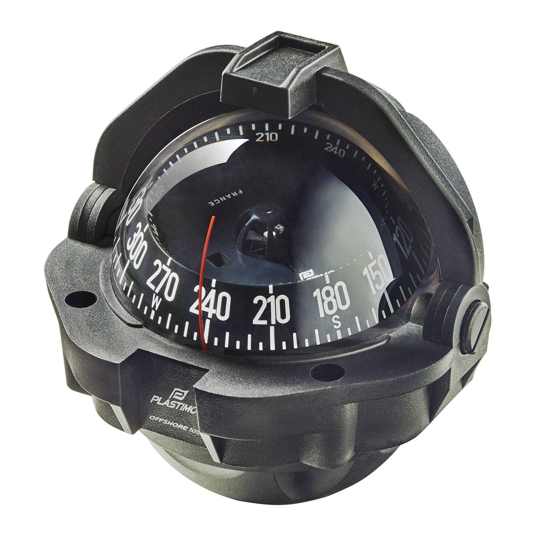 Plastimo Offshore 105 Flush Mount Survey Compass - Black Conical Card
