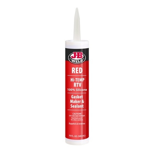 J-B Weld Red High Temp RTV Silicone Cartridge 292g