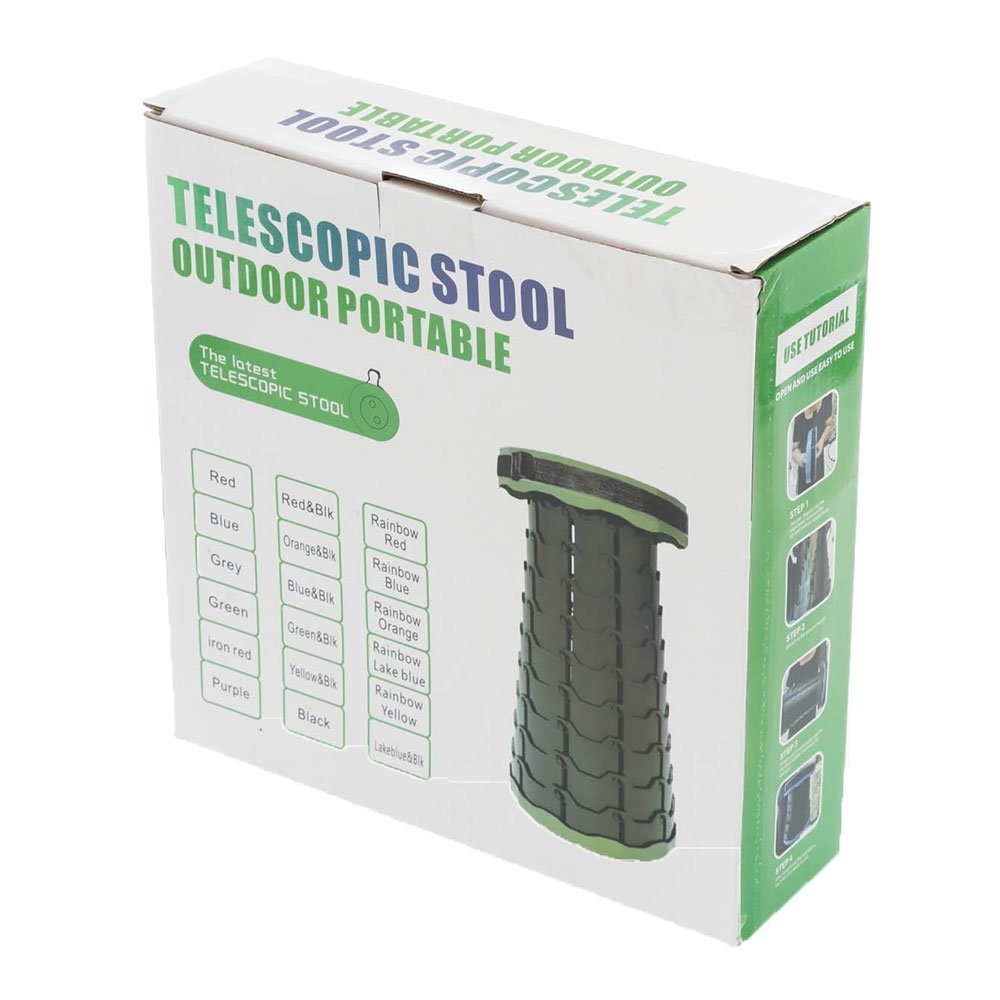 Venturer Portable Collapsible Camping Stool with Padded Foam Cushion / Carry Bag