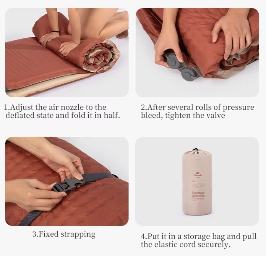 Naturehike Self Inflating Sleeping Mat Double 200 x 132 x 6cm