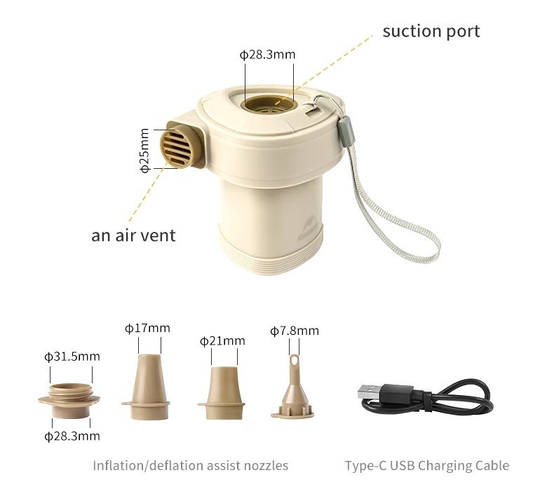 Naturehike Yugu Single Airbed with Built-In Pump