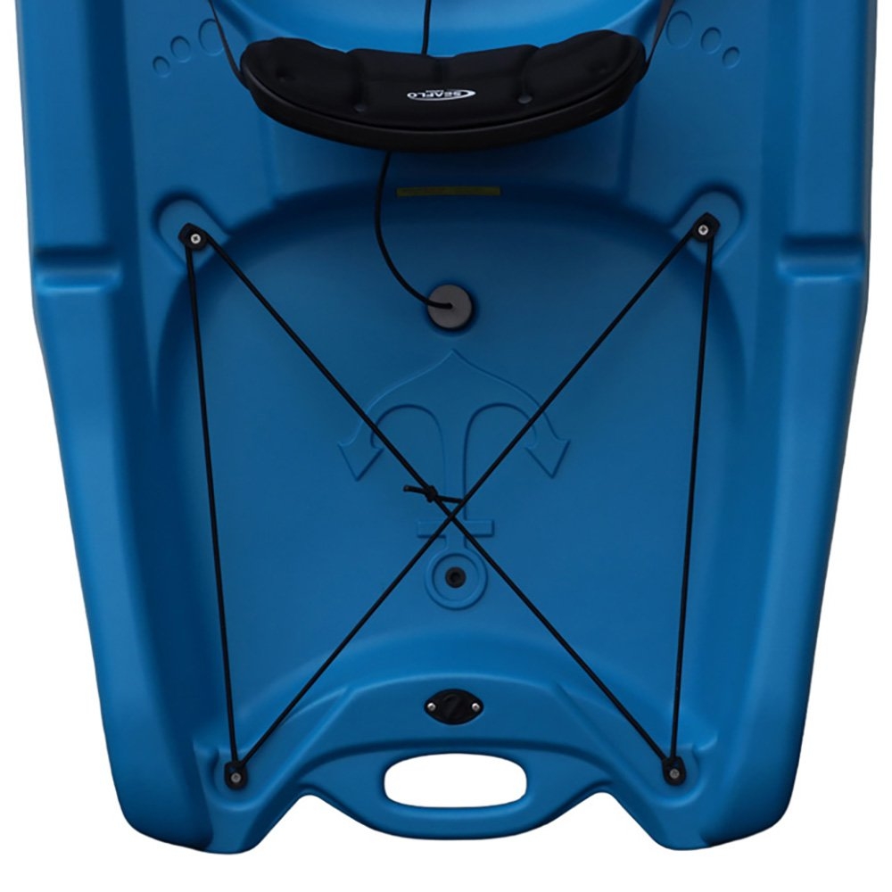 Seaflo Moraine Adult and Child Kayak with Paddle and Leash 7ft 8in Yellow