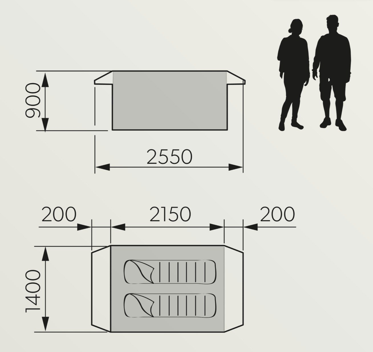 Dometic Pico FTC 2-Person Inflatable Air Tent
