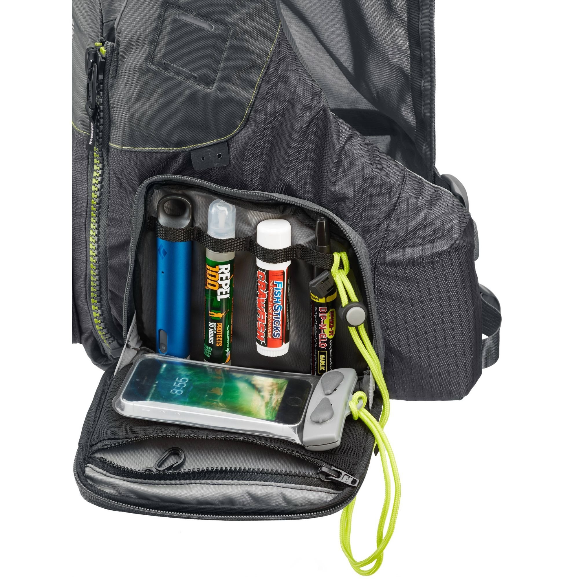 NRS Chinook Mesh Back USCG Type III Fishing PFD Charcoal 2XL