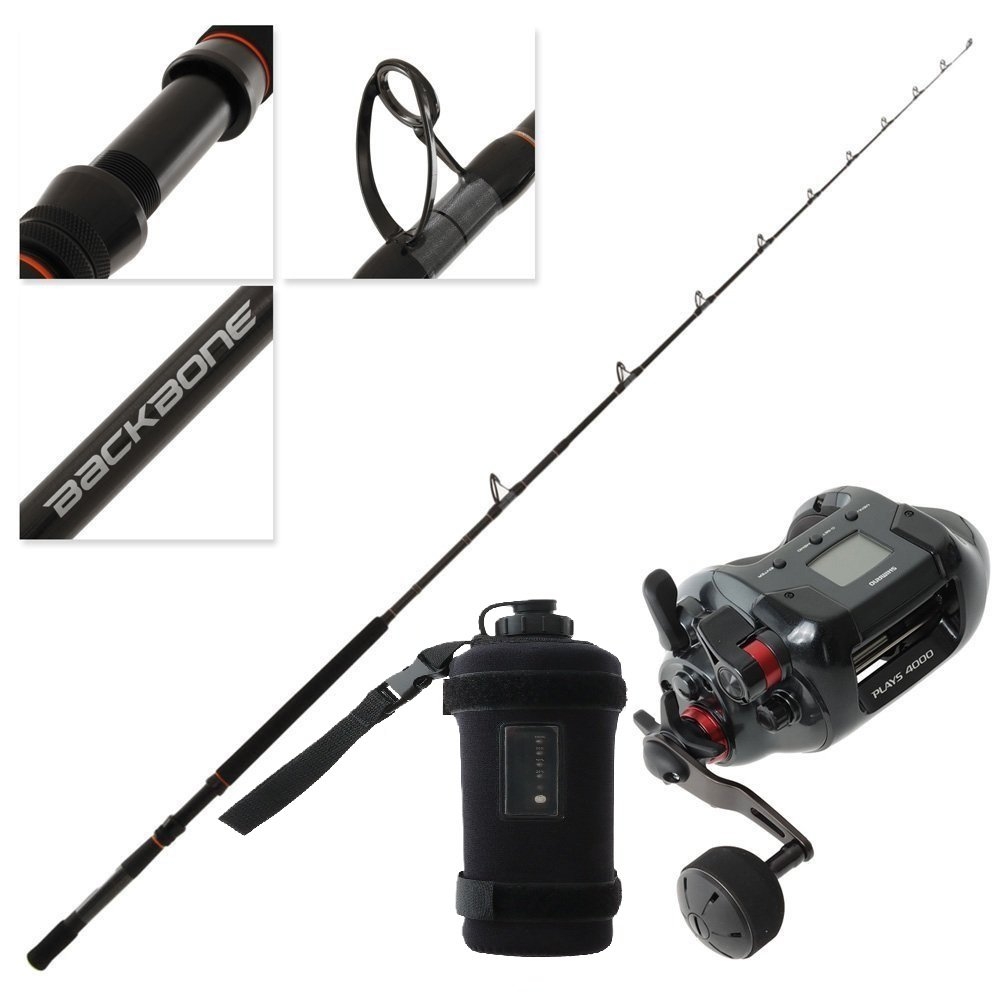 Aeroo Pro Shimano Plays 4000A Electric Drone Fishing Package 8ft 15-24kg 2pc