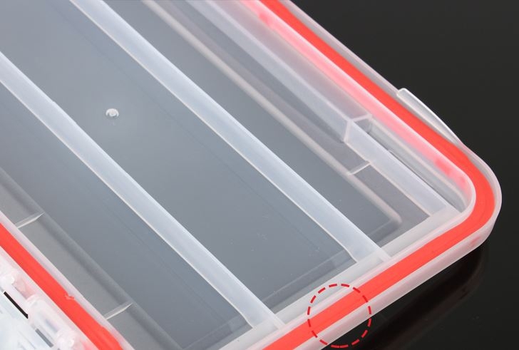 Holiday Sealed Waterproof Tackle Box 3 Sections