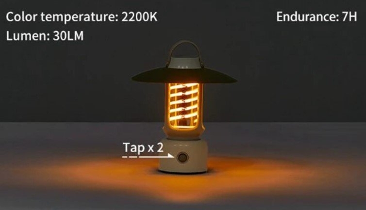 Naturehike LED Camping Lantern 20-120lm Army Green