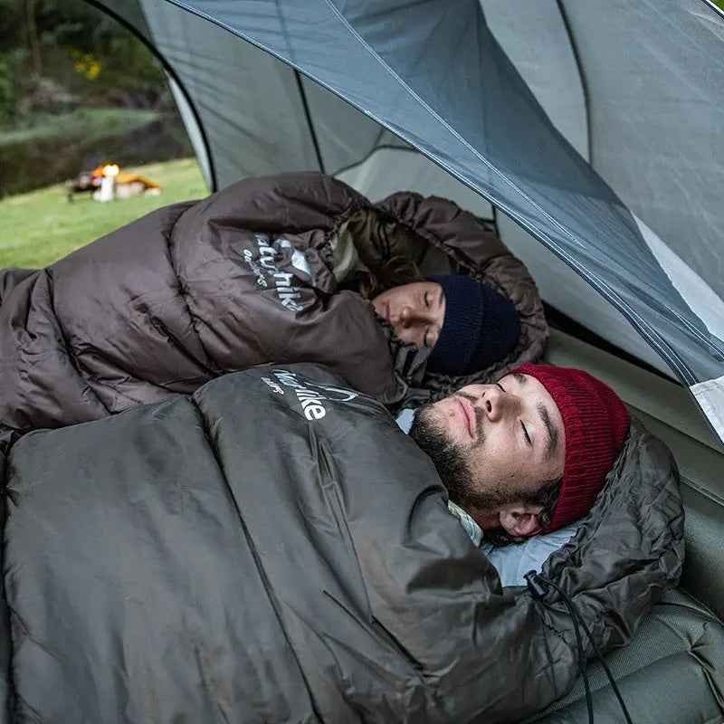 Naturehike U350 Hooded Envelope Sleeping Bag 1C Brown