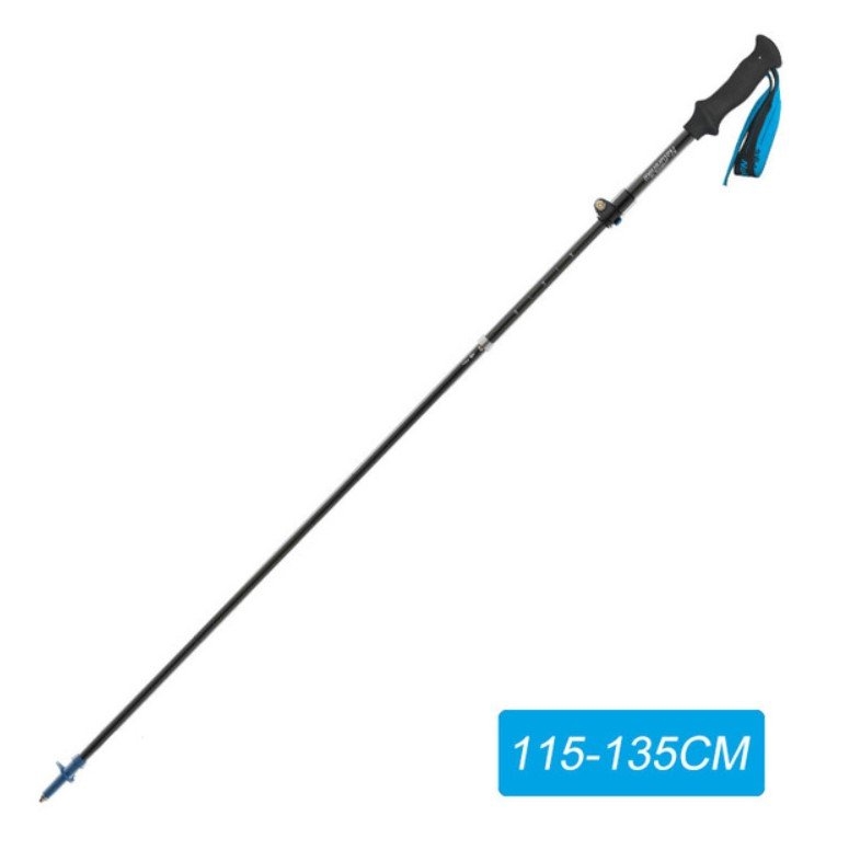 Naturehike ST07 Carbon Fibre Adjustable Trekking Pole Blue 115-135cm