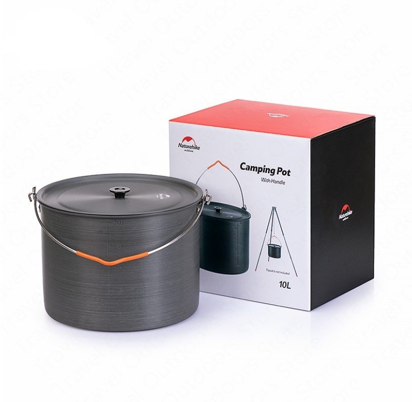 Naturehike Aluminium Campfire Cooking Pot 10L 