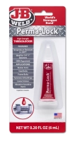 J-B Weld Perma-Lock Red High Strength Threadlocker 6ml Thumbnail J-B Weld Perma-Lock Red High Strength Threadlocker 6ml
