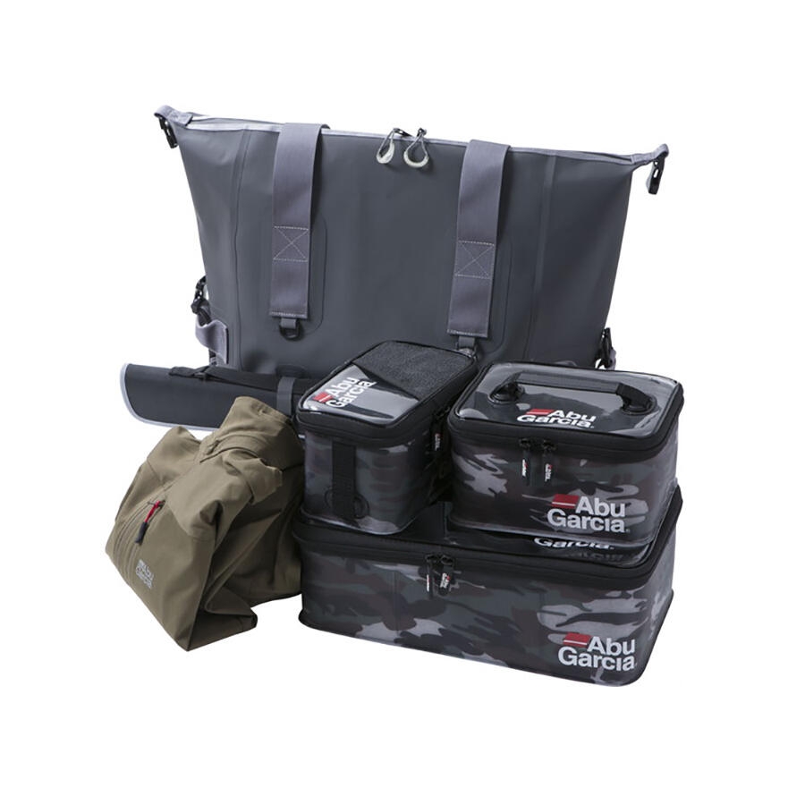 Abu Garcia Waterproof Duffel Bag Charcoal 46L