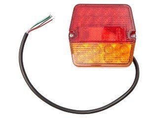 Trojan Square 12 Volt Combination Tail Light LH