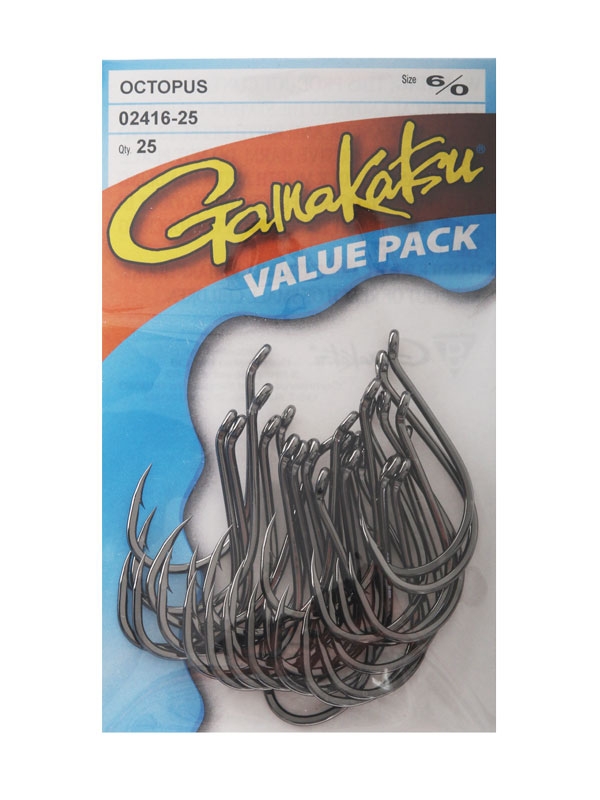 Gamakatsu Octopus Hooks 6/0 Qty 25