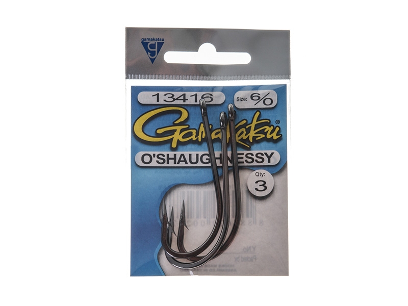 Gamakatsu O'Shaughnessy Hooks 6/0 Qty 3