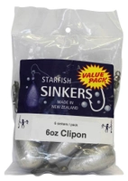 Starfish Clip-On Swivel Sinkers Value Pack 6oz Qty 6 Thumbnail Starfish Clip-On Swivel Sinkers Value Pack 6oz Qty 6