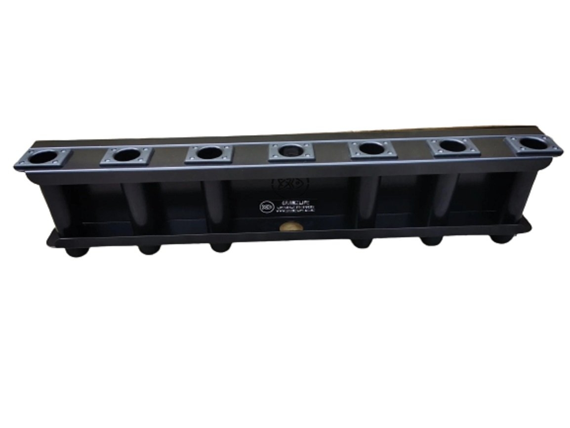 GR8NZLIFE S3 Removable 7 Rod Rack Black