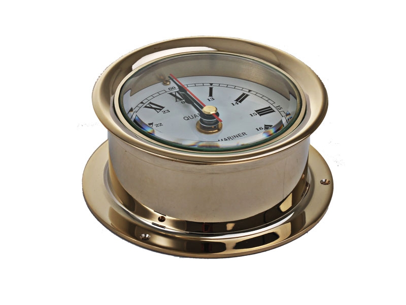 Mariner Brass Ships Clock 114mm