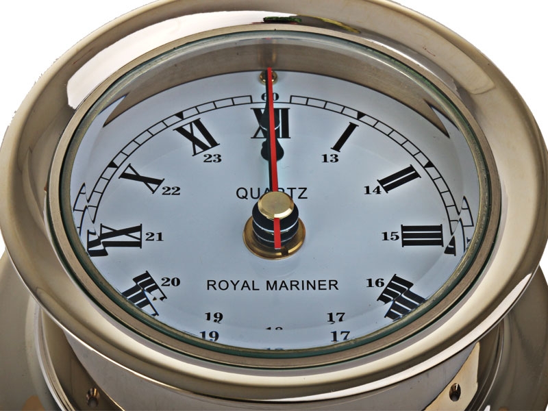 Mariner Brass Ships Clock 114mm