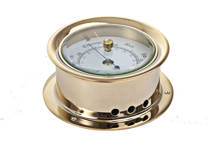 Brass Ship Barometer 4.5''