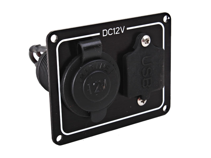 Waterproof Cigarette and USB Socket