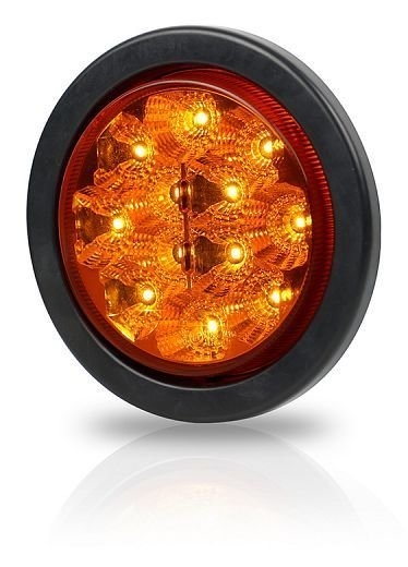 Hella Marine Optilux 4in Round Series LED Rear Indicator Lamp