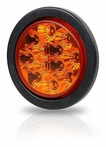 Hella Marine Optilux 4in Round Series LED Rear Indicator Lamp