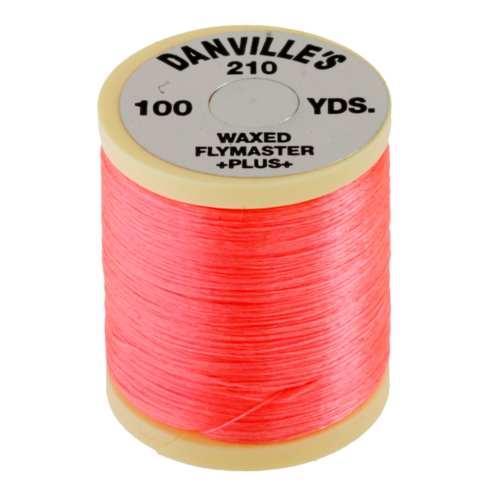 Danville Flymaster Plus Waxed Thread Fluoro Shell Pink