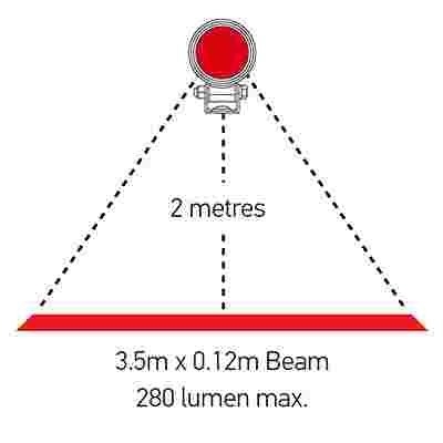 Hella Marine SL60 LED Warning Lamp Blue Strip