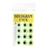 Hologram Dome Eyes 3/8inch Chartreuse 9.5mm