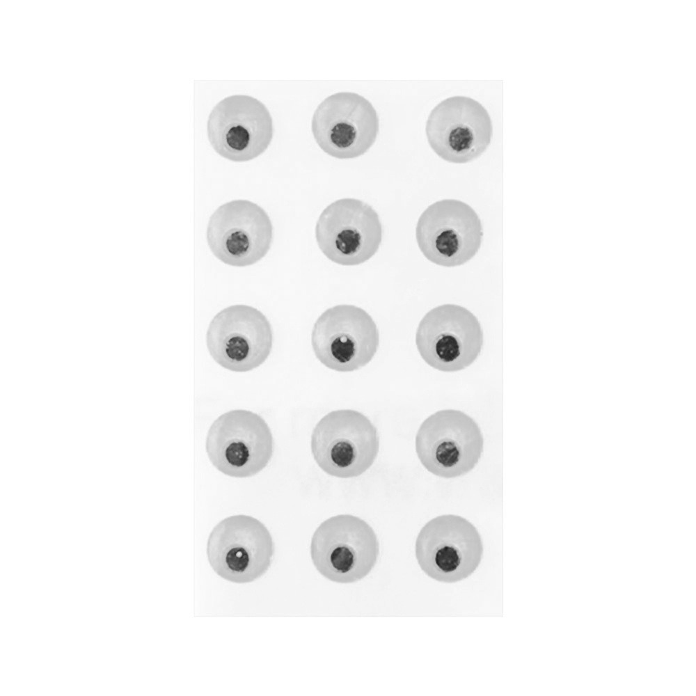 Hologram Dome Eyes 5/32inch Silver 4mm