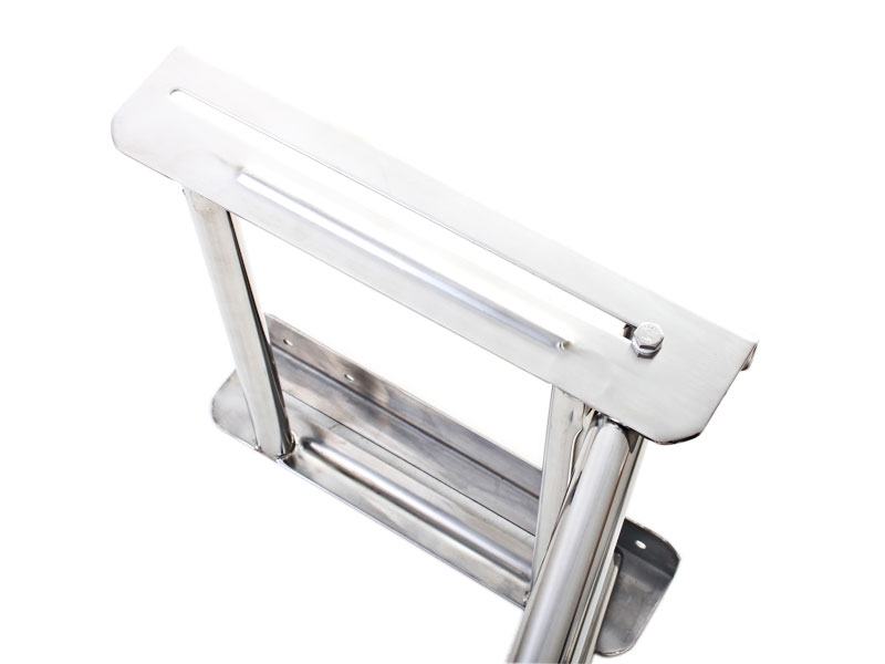 Slide and Fold Telescopic 2-Step Boat Boarding Ladder