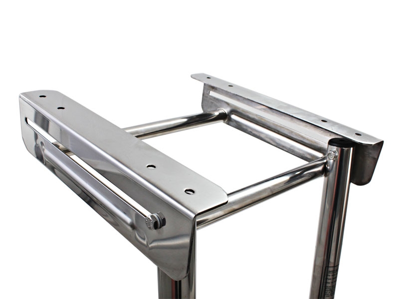 Slide and Fold Telescopic 2-Step Boat Boarding Ladder