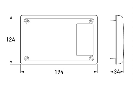 Hella Marine Jumbo LED Rear Direction Indicator Module