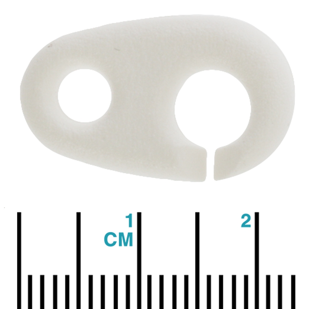 Ronstan PNP16B Flag/Sister Clip White 4.7mm Eye Clearance