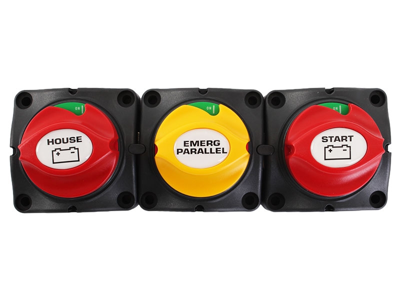BEP Dual Battery Switches with Emergency Parallel