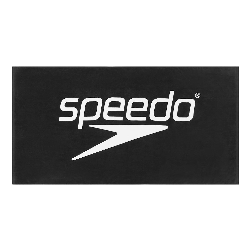 Speedo Unisex Logo Towel 70x140cm Black/White