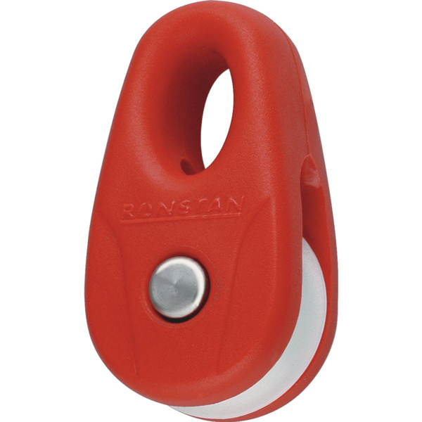 Ronstan RF13101R-2 Kite Block Red - White Sheave Pair