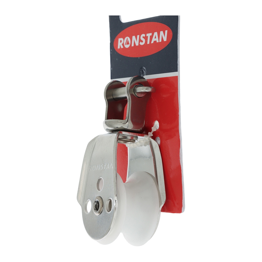 Ronstan RF467 Series 29 Single Utility Block with Fork Swivel Shackle