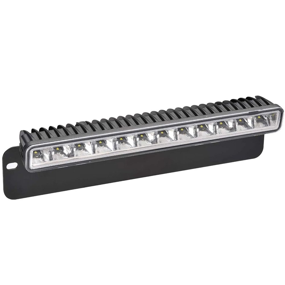 NARVA Explora Trailer Single Row LED Light Bar with Licence Plate Bracket 14in 9-32V