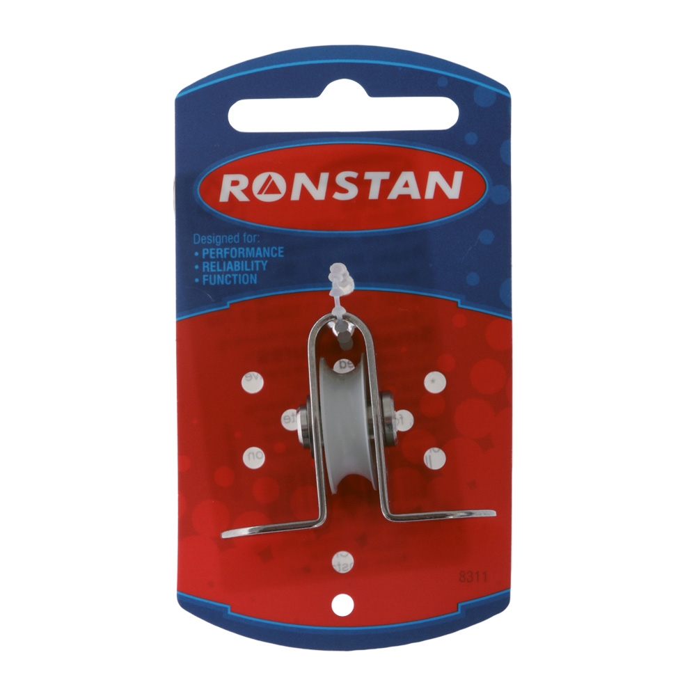 Ronstan RF568 Single Upright Lead Block Narrow 19mm Sheave