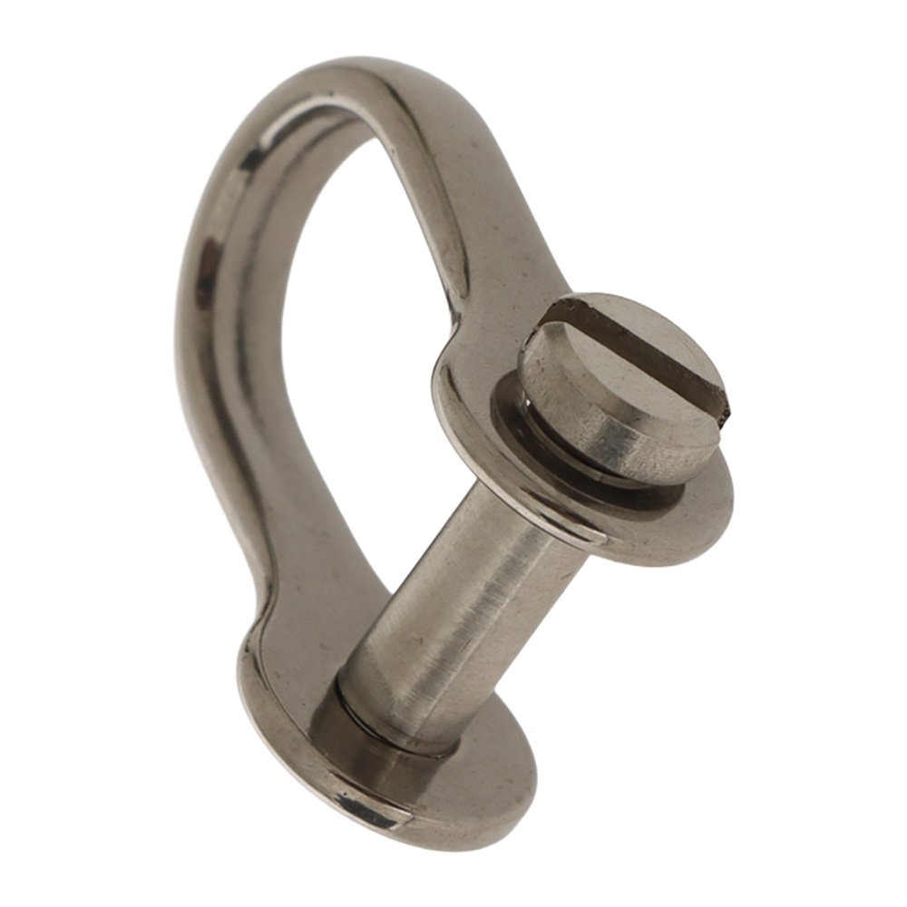 Ronstan SS316 Standard D Shackle Slotted Pin Head