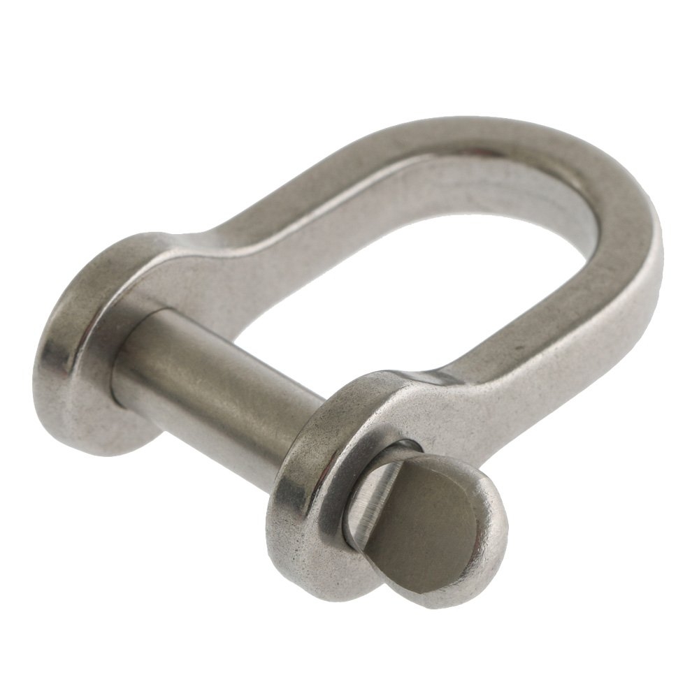 Ronstan 316SS Standard D Shackle Coined Pin Head