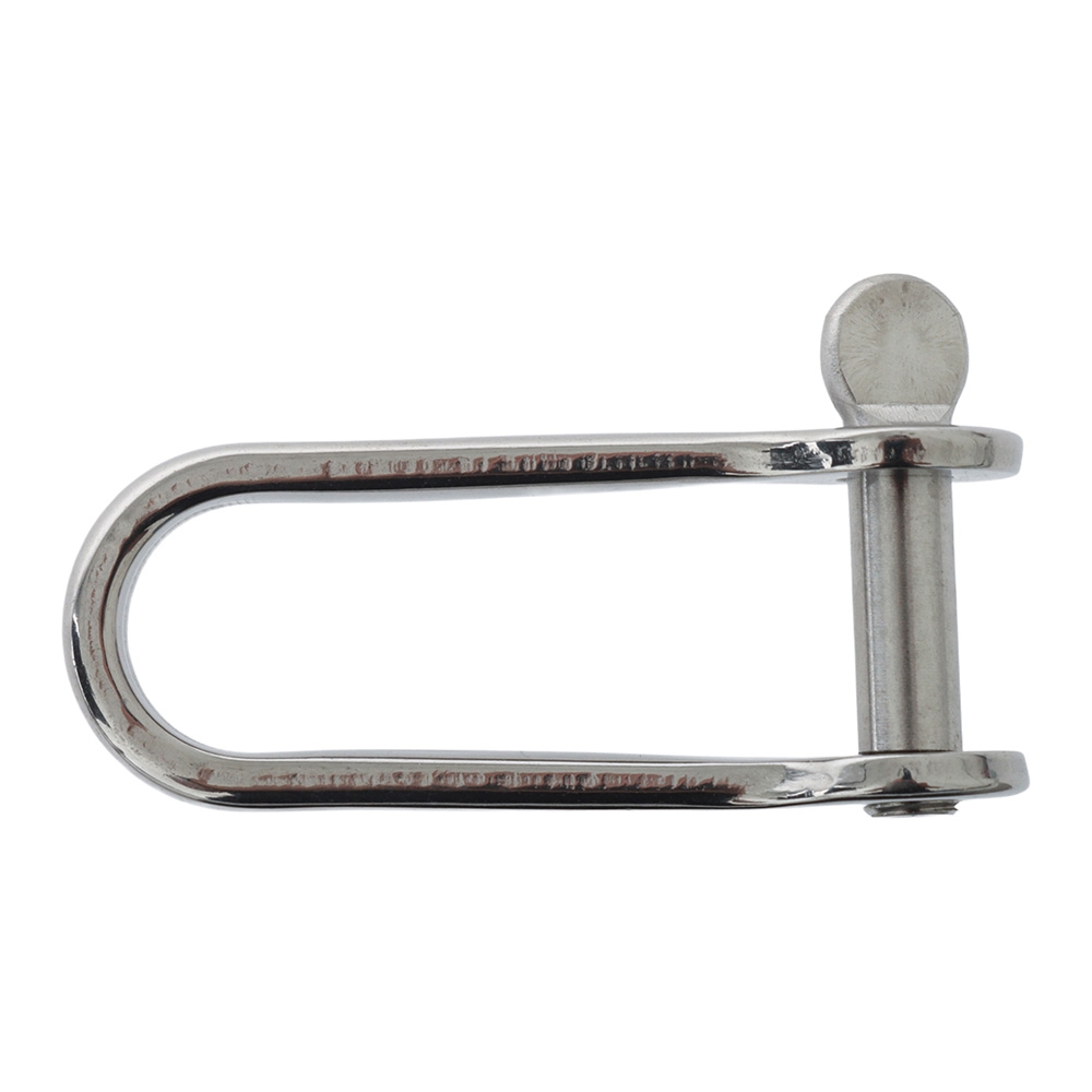 Ronstan SS316 Long D Shackle Coined Pin Head RF623 44x15mm 6.4mm Pin
