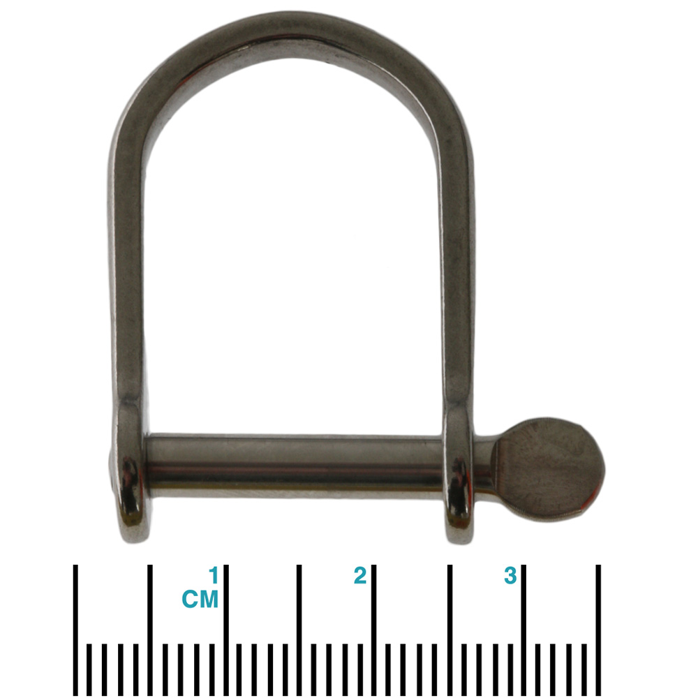 Ronstan RF1852 Wide Dee Shackle 28 x 21mm and 3/16in Pin