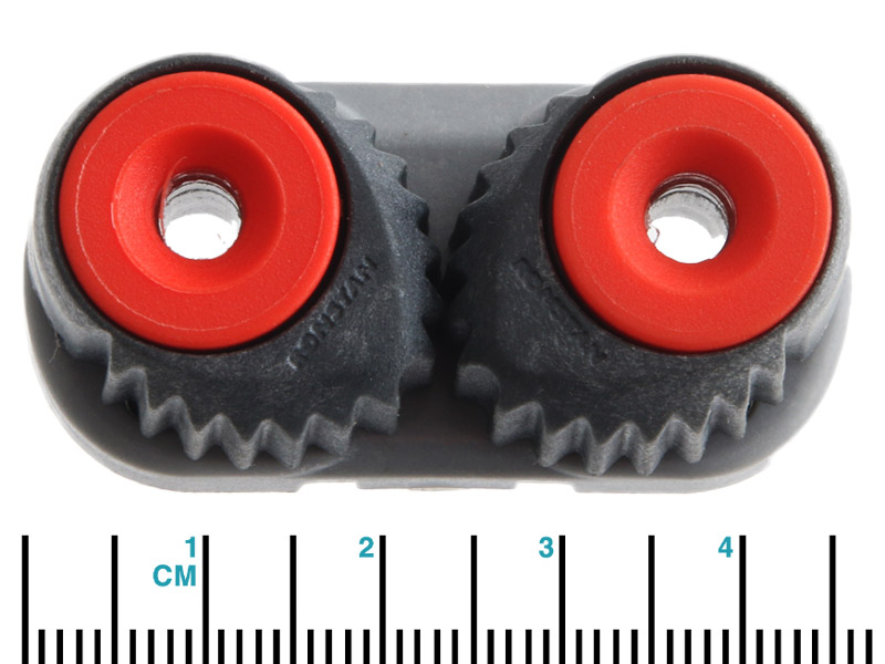 Ronstan RF5001 Small T-Cleat Red - Grey Base