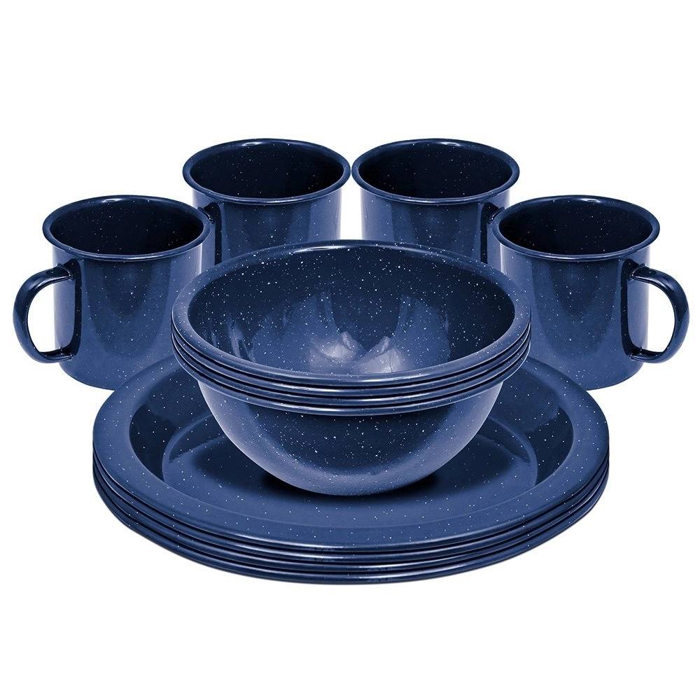 Campfire Enamel Dinner Set 12 Piece Campfire Enamel Dinner Set 12 Piece