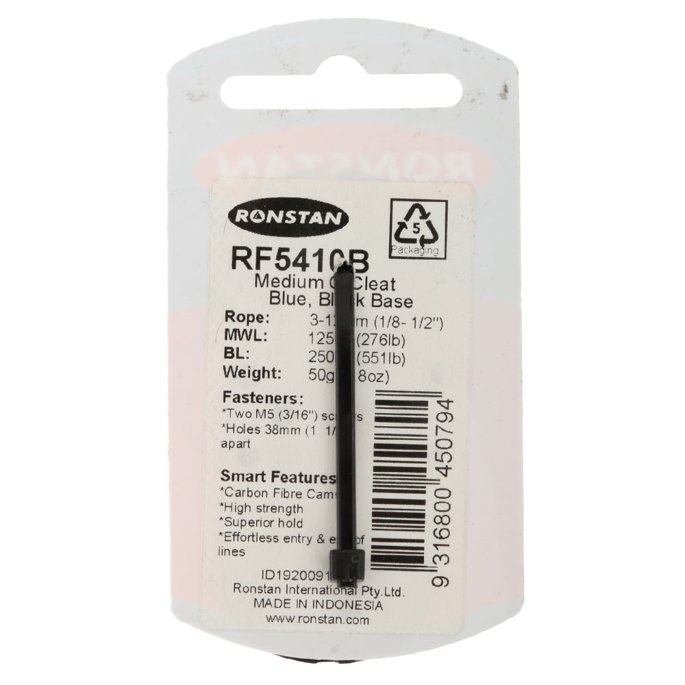 Ronstan RF5410B Medium C-Cleat Blue - Black Base