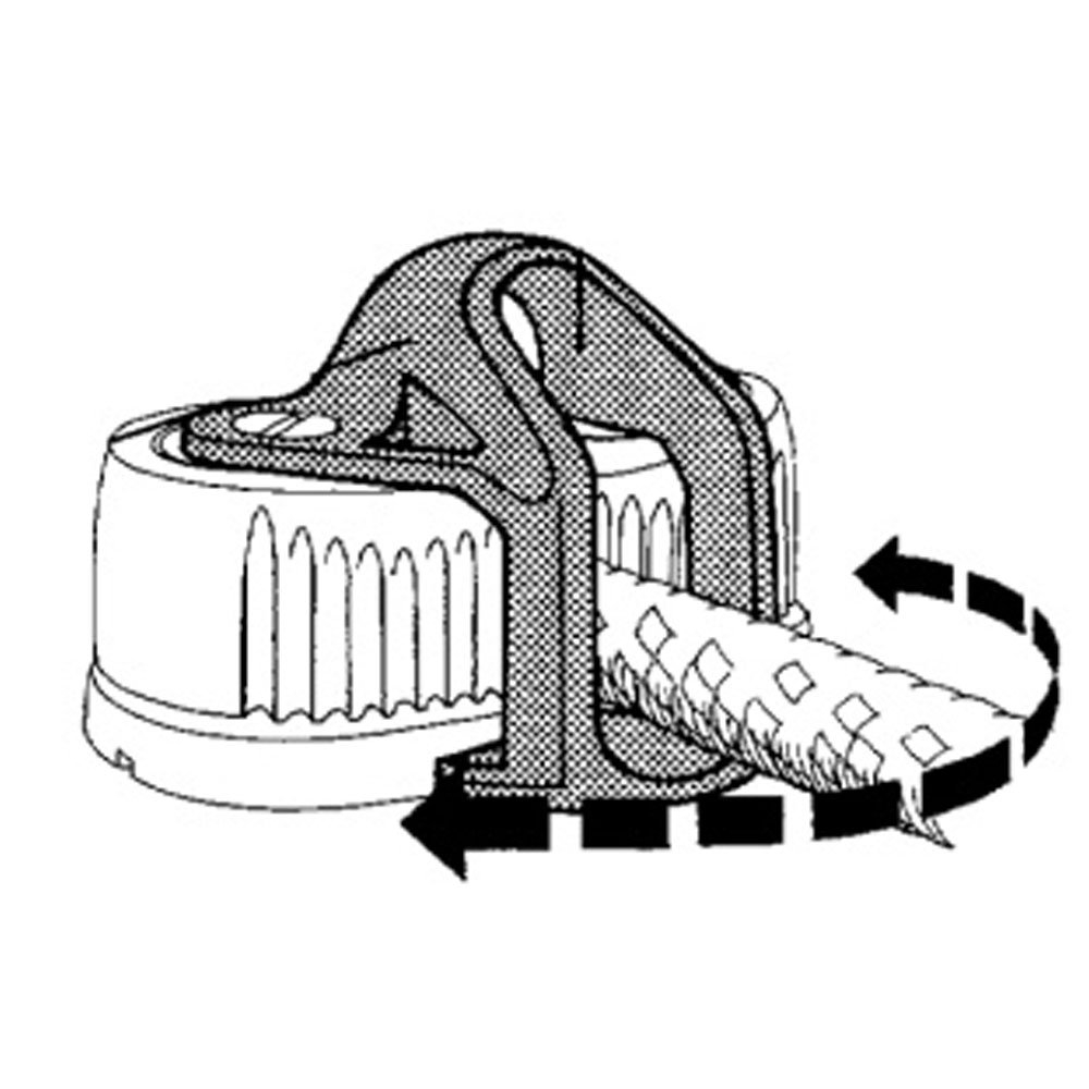 Ronstan RF5415 Medium Cleat Fairlead Black